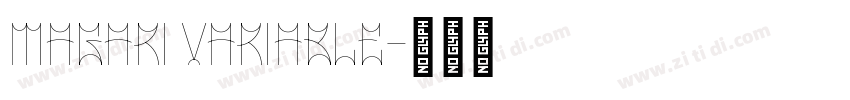 magari variable字体转换 magari variable字体转换